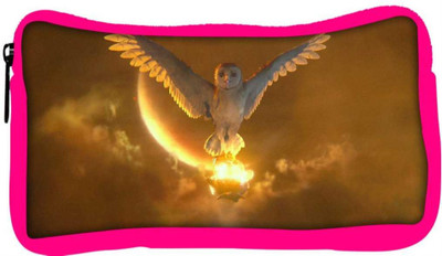 

Snoogg Eco Friendly Canvas Owls Guardians Designer Student Pen Pencil Case Coin Purse Pouch Cosmetic Makeup Bag (PINK) Pouch(Multicolor)
