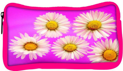 

Snoogg Eco Friendly Canvas Daisies Student Pen Pencil Case Coin Purse Pouch Cosmetic Makeup Bag (PINK) Pouch(Multicolor)