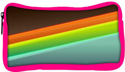 

Snoogg Eco Friendly Canvas Red Green Blue Designer Student Pen Pencil Case Coin Purse Pouch Cosmetic Makeup Bag (PINK) Pouch(Multicolor)