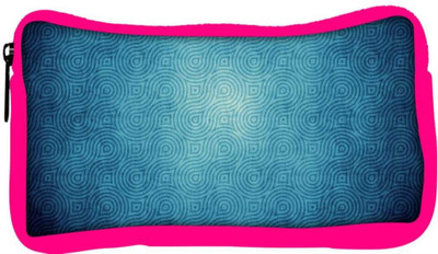

Snoogg Eco Friendly Canvas Blue Texture Designer Student Pen Pencil Case Coin Purse Pouch Cosmetic Makeup Bag (PINK) Pouch(Multicolor)