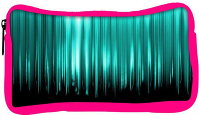 

Snoogg Eco Friendly Canvas Cyan Rays Designer Student Pen Pencil Case Coin Purse Pouch Cosmetic Makeup Bag (PINK) Pouch(Multicolor)