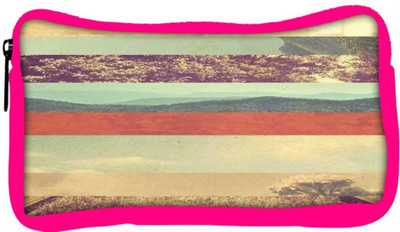 

Snoogg Eco Friendly Canvas Travel Story Student Pen Pencil Case Coin Purse Pouch Cosmetic Makeup Bag (PINK) Pouch(Multicolor)