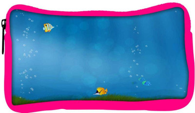 

Snoogg Eco Friendly Canvas Colorful Fish Designer Student Pen Pencil Case Coin Purse Pouch Cosmetic Makeup Bag (PINK) Pouch(Multicolor)