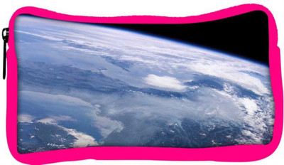 

Snoogg Eco Friendly Canvas Satelite View Of Earth Designer Student Pen Pencil Case Coin Purse Pouch Cosmetic Makeup Bag (PINK) Pouch(Multicolor)