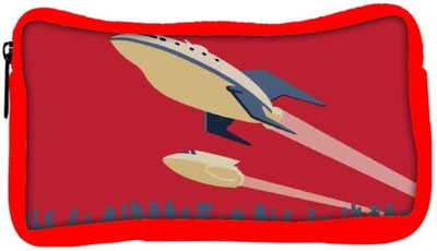 

Snoogg Eco Friendly Canvas Future Jets 2510 Student Pen Pencil Case Coin Purse Pouch Cosmetic Makeup Bag (RED) Pouch(Multicolor)