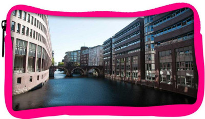 

Snoogg Eco Friendly Canvas Lake View City Designer Student Pen Pencil Case Coin Purse Pouch Cosmetic Makeup Bag (PINK) Pouch(Multicolor)