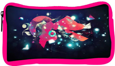 

Snoogg Eco Friendly Canvas Street Lights Designer Student Pen Pencil Case Coin Purse Pouch Cosmetic Makeup Bag (PINK) Pouch(Multicolor)