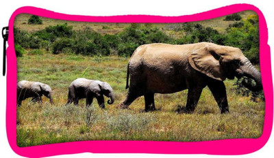 

Snoogg Eco Friendly Canvas Elephant Walking In Water Designer Student Pen Pencil Case Coin Purse Pouch Cosmetic Makeup Bag (PINK) Pouch(Multicolor)