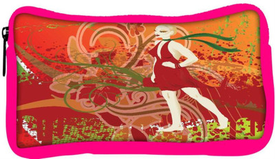 

Snoogg Eco Friendly Canvas Abstract Illustration Student Pen Pencil Case Coin Purse Pouch Cosmetic Makeup Bag (PINK) Pouch(Multicolor)
