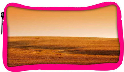 

Snoogg Eco Friendly Canvas Desert Background Student Pen Pencil Case Coin Purse Pouch Cosmetic Makeup Bag (PINK) Pouch(Multicolor)