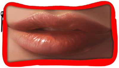

Snoogg Eco Friendly Canvas Crazy Lips 2565 Student Pen Pencil Case Coin Purse Pouch Cosmetic Makeup Bag (RED) Pouch(Multicolor)