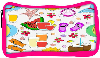 

Snoogg Eco Friendly Canvas Abstract Pouch(Multicolor)