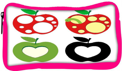 

Snoogg Eco Friendly Canvas Colorful Apples Designer Student Pen Pencil Case Coin Purse Pouch Cosmetic Makeup Bag (PINK) Pouch(Multicolor)