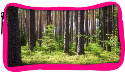 

Snoogg Eco Friendly Canvas Growing Trees Designer Student Pen Pencil Case Coin Purse Pouch Cosmetic Makeup Bag (PINK) Pouch(Multicolor)