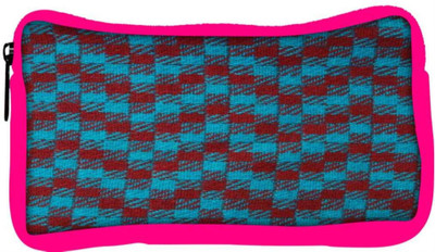 

Snoogg Eco Friendly Canvas Zig Zag Design 2375 Student Pen Pencil Case Coin Purse Pouch Cosmetic Makeup Bag (PINK) Pouch(Multicolor)