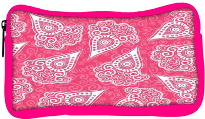 

Snoogg Eco Friendly Canvas Pink Pattern Designer Student Pen Pencil Case Coin Purse Pouch Cosmetic Makeup Bag (PINK) Pouch(Multicolor)
