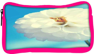 

Snoogg Eco Friendly Canvas Flower White Student Pen Pencil Case Coin Purse Pouch Cosmetic Makeup Bag (PINK) Pouch(Multicolor)