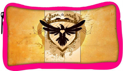 

Snoogg Eco Friendly Canvas Coat Of Arms With The Bird Designer Student Pen Pencil Case Coin Purse Pouch Cosmetic Makeup Bag (PINK) Pouch(Multicolor)