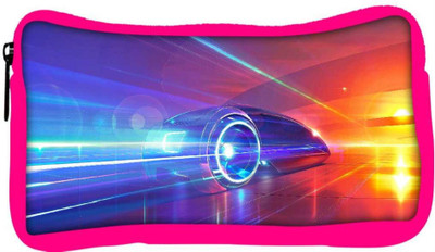 

Snoogg Eco Friendly Canvas Speed Car Designer Student Pen Pencil Case Coin Purse Pouch Cosmetic Makeup Bag (PINK) Pouch(Multicolor)