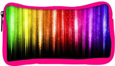 

Snoogg Eco Friendly Canvas Abstract Multicolor Design Designer Student Pen Pencil Case Coin Purse Pouch Cosmetic Makeup Bag (PINK) Pouch(Multicolor)