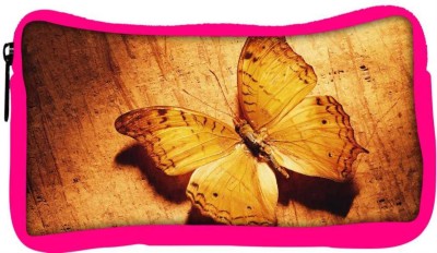 

Snoogg Eco Friendly Canvas Butterfly Designer Student Pen Pencil Case Coin Purse Pouch Cosmetic Makeup Bag (PINK) Pouch(Multicolor)