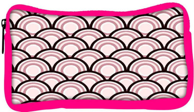 

Snoogg Eco Friendly Canvas Abstract Black Pattern Design Designer Student Pen Pencil Case Coin Purse Pouch Cosmetic Makeup Bag (PINK) Pouch(Multicolor)