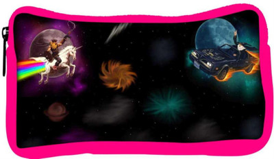 

Snoogg Eco Friendly Canvas Warrior On Unicorn 2729 Student Pen Pencil Case Coin Purse Pouch Cosmetic Makeup Bag (PINK) Pouch(Multicolor)