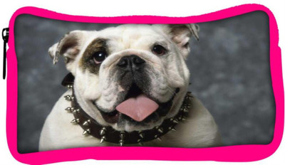 

Snoogg Eco Friendly Canvas English Bulldog Puppy Designer Student Pen Pencil Case Coin Purse Pouch Cosmetic Makeup Bag (PINK) Pouch(Multicolor)