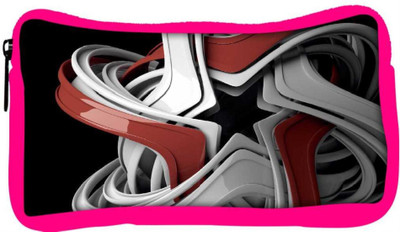 

Snoogg Eco Friendly Canvas Red And White Star Designer Student Pen Pencil Case Coin Purse Pouch Cosmetic Makeup Bag (PINK) Pouch(Multicolor)