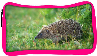 

Snoogg Eco Friendly Canvas Sitting At A Place Designer Student Pen Pencil Case Coin Purse Pouch Cosmetic Makeup Bag (PINK) Pouch(Multicolor)