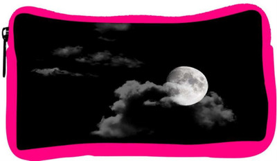 

Snoogg Eco Friendly Canvas Moon In Night Sky Background Student Pen Pencil Case Coin Purse Pouch Cosmetic Makeup Bag (PINK) Pouch(Multicolor)