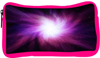 

Snoogg Eco Friendly Canvas Galaxy Cyclone Designer Student Pen Pencil Case Coin Purse Pouch Cosmetic Makeup Bag (PINK) Pouch(Multicolor)