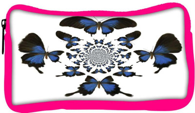 

Snoogg Eco Friendly Canvas Kaleidoscopic Butterflies Student Pen Pencil Case Coin Purse Pouch Cosmetic Makeup Bag (PINK) Pouch(Multicolor)