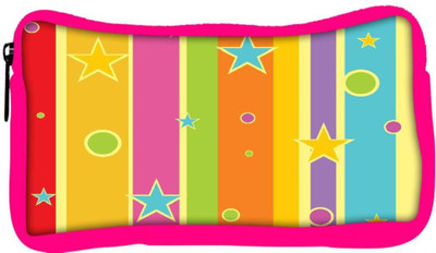 

Snoogg Eco Friendly Canvas Abstract Christmas Strings Designer Student Pen Pencil Case Coin Purse Pouch Cosmetic Makeup Bag (PINK) Pouch(Multicolor)