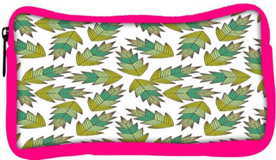 

Snoogg Eco Friendly Canvas A Seamless Leaf Pattern Student Pen Pencil Case Coin Purse Pouch Cosmetic Makeup Bag (PINK) Pouch(Multicolor)