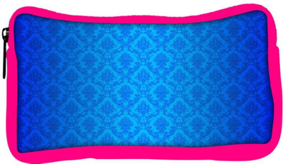 

Snoogg Eco Friendly Canvas Abstract Blue Pattern Design Designer Student Pen Pencil Case Coin Purse Pouch Cosmetic Makeup Bag (PINK) Pouch(Multicolor)