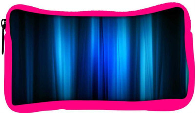 

Snoogg Eco Friendly Canvas Abstract Dark Blue Designer Student Pen Pencil Case Coin Purse Pouch Cosmetic Makeup Bag (PINK) Pouch(Multicolor)