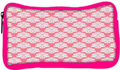 

Snoogg Eco Friendly Canvas Abstract White Pink Pattern 2 Designer Student Pen Pencil Case Coin Purse Pouch Cosmetic Makeup Bag (PINK) Pouch(Multicolor)