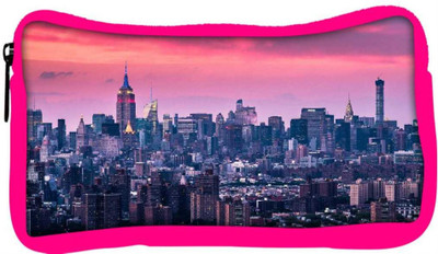 

Snoogg Eco Friendly Canvas Multiple Buildings Designer Student Pen Pencil Case Coin Purse Pouch Cosmetic Makeup Bag (PINK) Pouch(Multicolor)