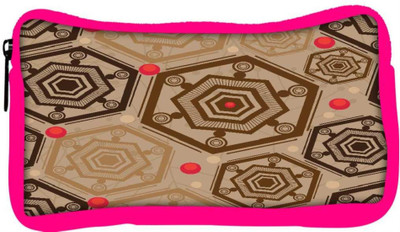 

Snoogg Eco Friendly Canvas Colorful Chakra Designer Student Pen Pencil Case Coin Purse Pouch Cosmetic Makeup Bag (PINK) Pouch(Multicolor)