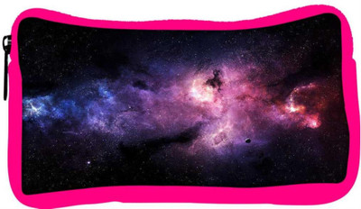 

Snoogg Eco Friendly Canvas Inner Space Designer Student Pen Pencil Case Coin Purse Pouch Cosmetic Makeup Bag (PINK) Pouch(Multicolor)