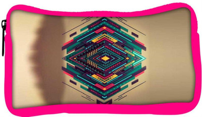 

Snoogg Eco Friendly Canvas Spiral Zoyd Student Pen Pencil Case Coin Purse Pouch Cosmetic Makeup Bag (PINK) Pouch(Multicolor)