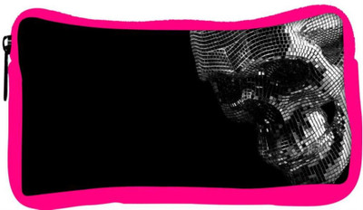 

Snoogg Eco Friendly Canvas Skull Face Designer Student Pen Pencil Case Coin Purse Pouch Cosmetic Makeup Bag (PINK) Pouch(Multicolor)