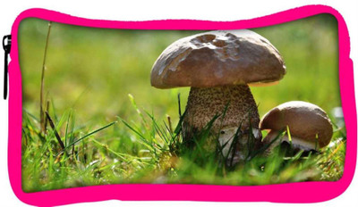 

Snoogg Eco Friendly Canvas Tiny Mushroom Designer Student Pen Pencil Case Coin Purse Pouch Cosmetic Makeup Bag (PINK) Pouch(Multicolor)