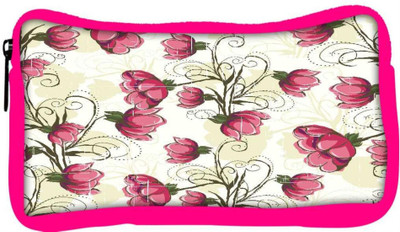 

Snoogg Eco Friendly Canvas Pattern Vector Element Student Pen Pencil Case Coin Purse Pouch Cosmetic Makeup Bag (PINK) Pouch(Multicolor)
