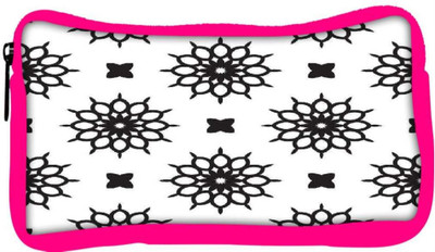 

Snoogg Eco Friendly Canvas Abstract Floral White Pattern Designer Student Pen Pencil Case Coin Purse Pouch Cosmetic Makeup Bag (PINK) Pouch(Multicolor)