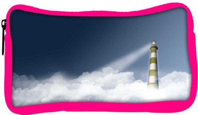 

Snoogg Eco Friendly Canvas Light House Designer Student Pen Pencil Case Coin Purse Pouch Cosmetic Makeup Bag (PINK) Pouch(Multicolor)
