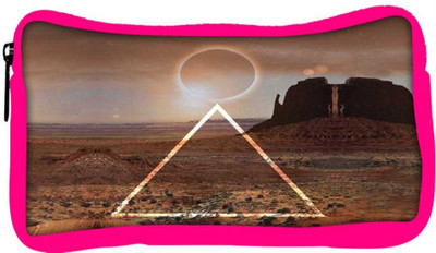 

Snoogg Eco Friendly Canvas Eclipse Zoyd Student Pen Pencil Case Coin Purse Pouch Cosmetic Makeup Bag (PINK) Pouch(Multicolor)