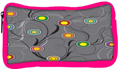 

Snoogg Eco Friendly Canvas Colorful Spots Grey Patern Designer Student Pen Pencil Case Coin Purse Pouch Cosmetic Makeup Bag (PINK) Pouch(Multicolor)