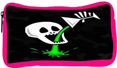 

Snoogg Eco Friendly Canvas Skull Drinking Poison 2787 Student Pen Pencil Case Coin Purse Pouch Cosmetic Makeup Bag (PINK) Pouch(Multicolor)
